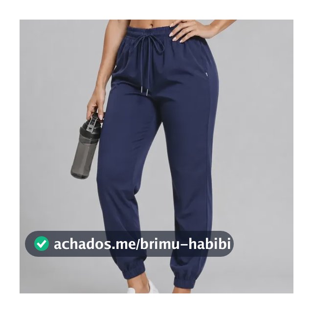 Calça Jogger Tactel Soltinha Moda Fitness Joggings Esportiva