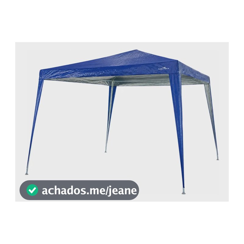 Tenda gazebo Nautika Fantasy com bolsa de transporte cor azul 2.5m x 3m x 3m