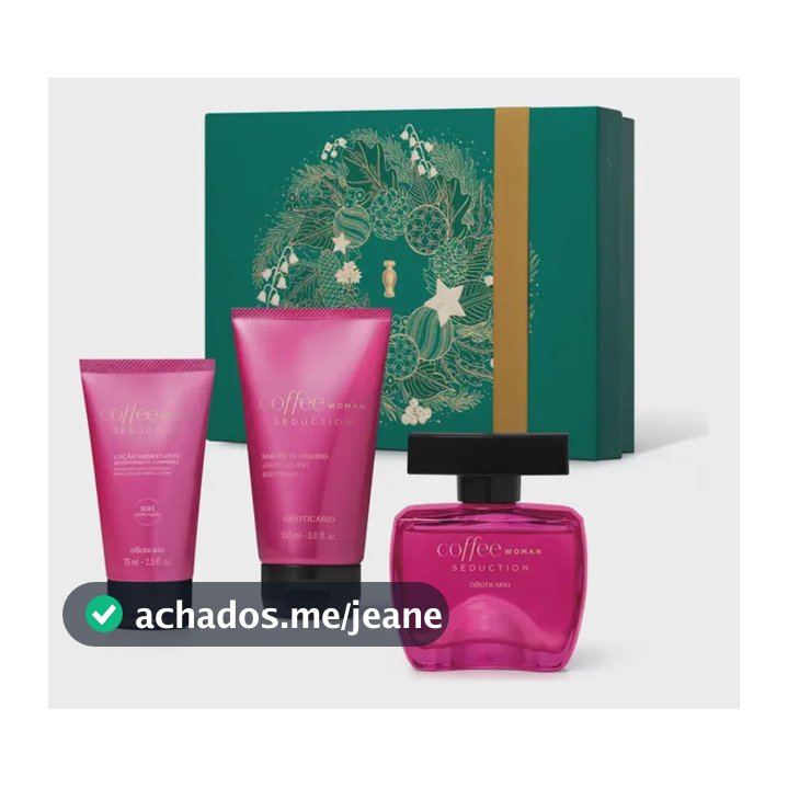Presente Coffe Woman Seduction - O Boticário