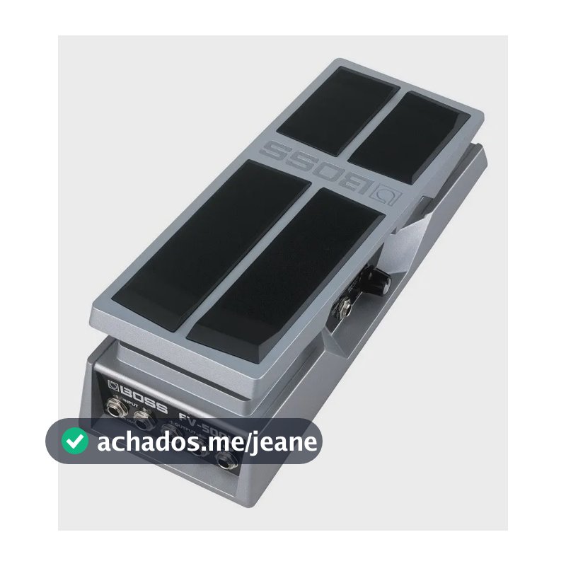 Pedal Boss Fv500l Volume Expressão Fv-500l Guitarra Teclado Cor Prateado