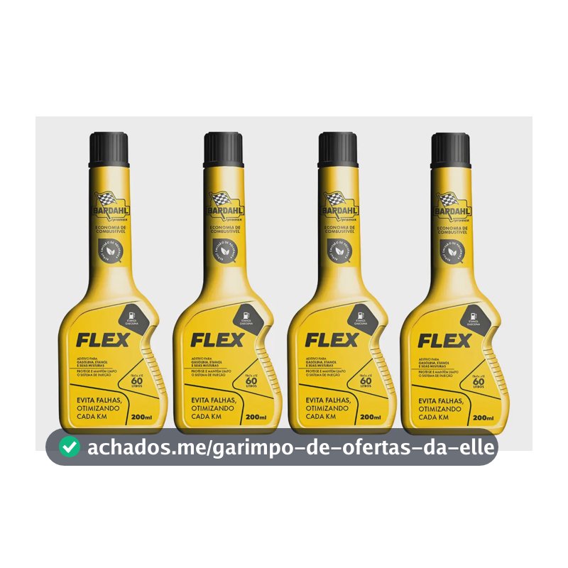 4 Aditivos Combustível Promax Flex 200ml Para Carros e Caminhonetes