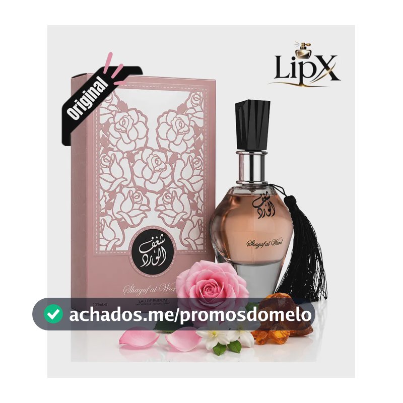 Perfume Arabe Shagaf Al Ward Feminino Edp 100ml