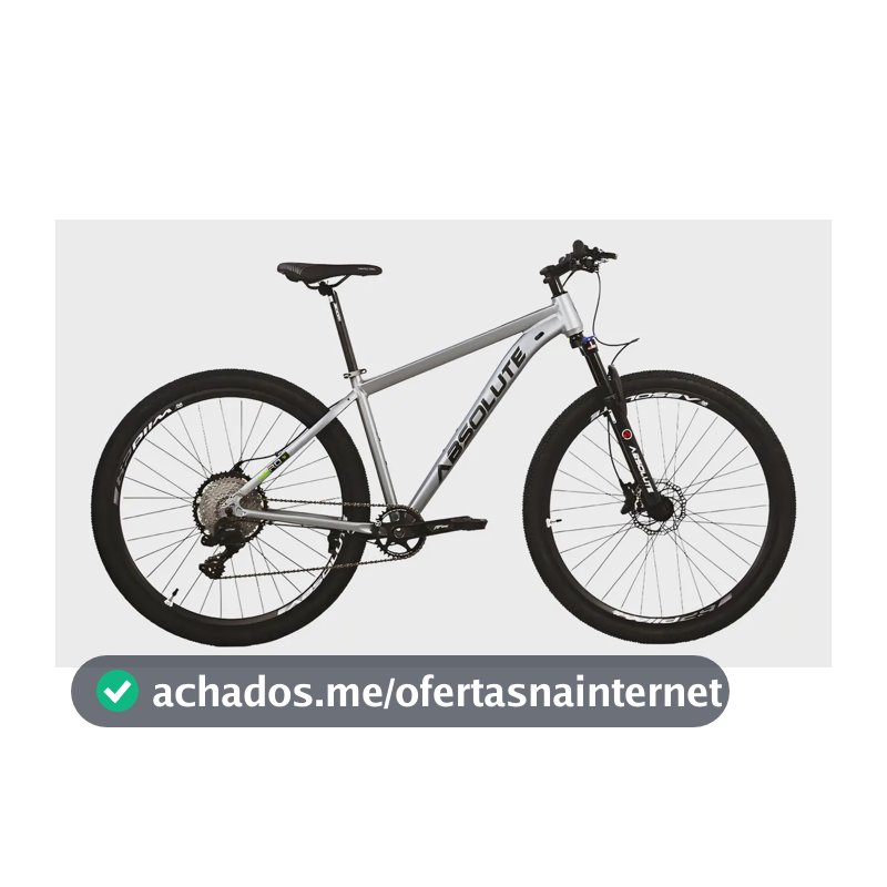 Mountain Bike Absolute Nero 5 Aro 29 Freio a Disco Hidráulico Quadro 17" Grafite