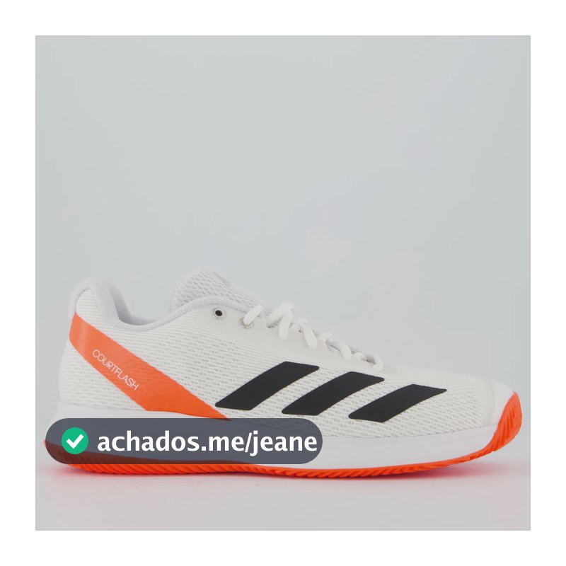 Tênis adidas Courtflash Speed 2 Branco E Laranja Branco - 40 Br