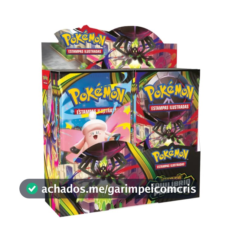 Pokémon Box 36 Booster Equilíbrio Perfeito Mega Zygarde Ex Pokemon Português