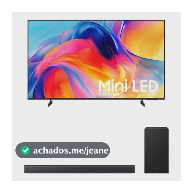 Samsung Smart Tv 50  Mini Led 4k M75h + Soundbar Hw-b450f