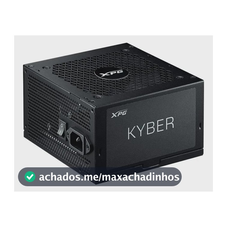 Fonte Alimentação Xpg Kyber 750w 80 Plus Gold Com Cabo Preto