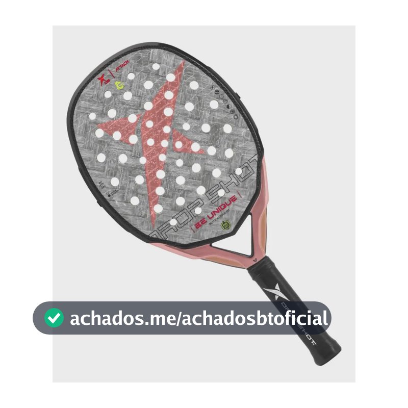Raquete De Beach Tennis Drop Shot Blitz Attack Preto