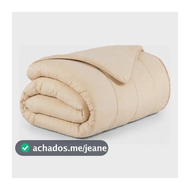 Edredom Casal Queen Micropercal 400 Fios Cama Kit Conforto Bege Liso
