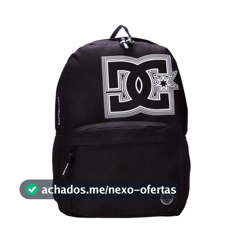 Mochila Esportiva Masculina E Feminina Apex Carrier P03 Capacidade 20,8L Cor Preto DC Shoes