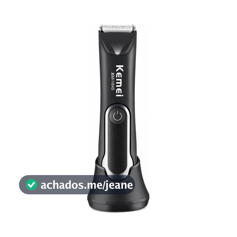 Máquina Kemei KM-1845 Sem Fio Recarregável