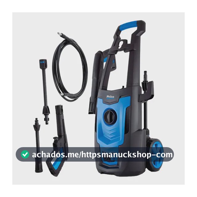 Lavadora de Alta Pressão Philco PLA3100 Azul, 1.8 kW e 2100 PSI