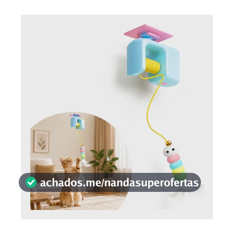 Brinquedo Gato Interativo Sobe Desce Automatico Recarregável Azul-celeste