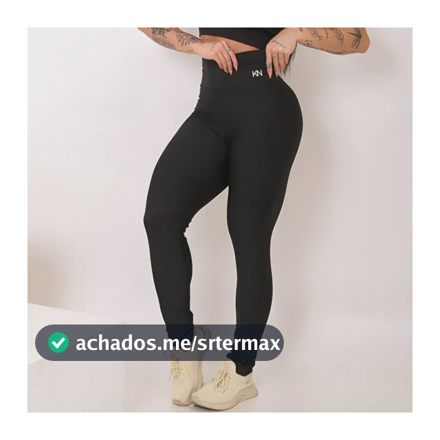 Calça Legging Fitness Zero Transparência Cintura Alta Koenig
