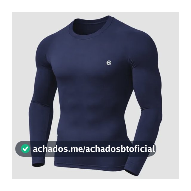 Camisa Masculina Térmica Proteção Solar 50+ Uv Manga Longa
