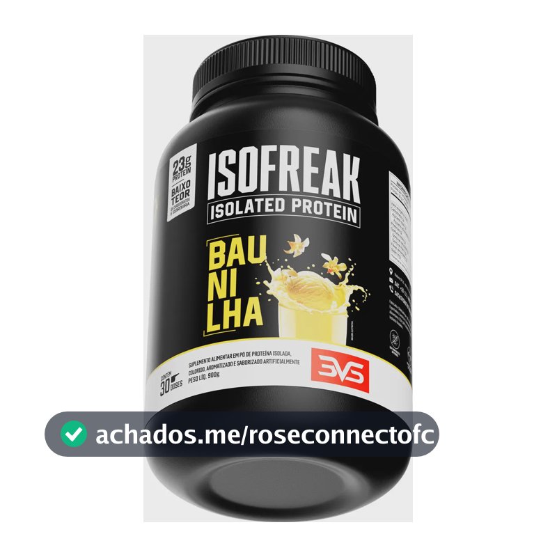 Whey Isolado Isofreak 900g Sabor Baunilha - Fórmula Avançada Com 23g De Proteína Por Dose