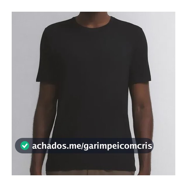 Camiseta Masculina Insider Light Preta G Gola U