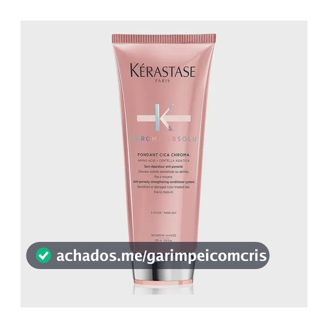 Kérastase Chroma Absolu Fondant Cica Chroma Condicionador Cuidado de Color, 200ml