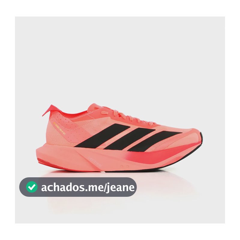 Tênis adidas Adizero Drive Rc Confortável Corrida Rosa-preto 44 Br