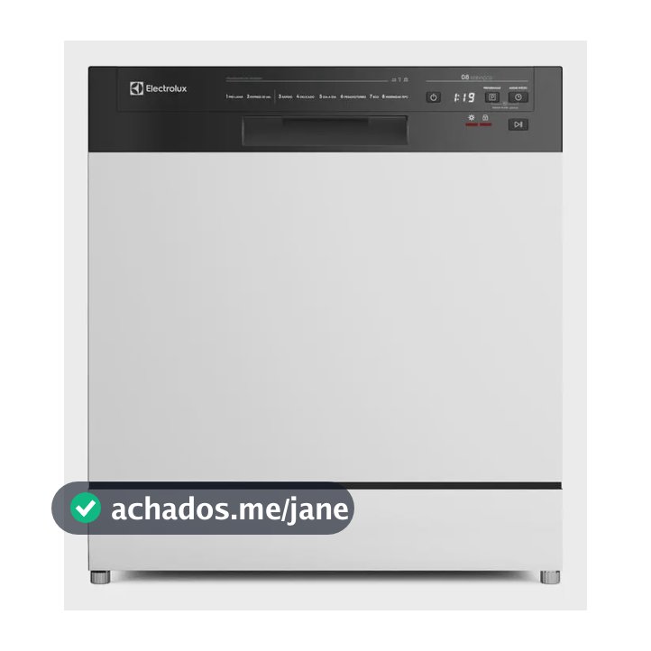 Lava-louça Electrolux 8 Serviços Branca Lava E Seca 50' Lb08 Cor Branco