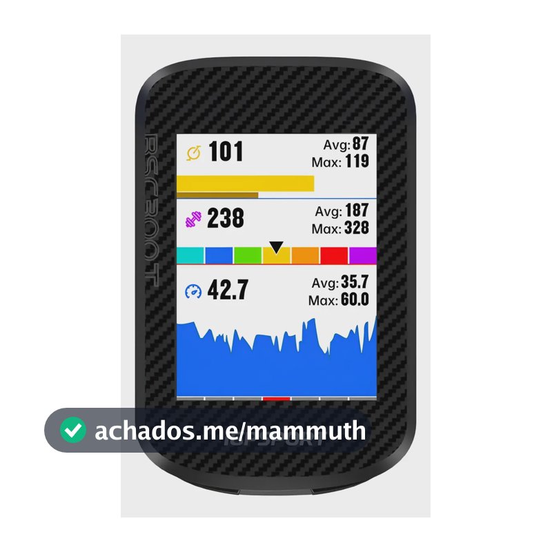 Gps Igpsport Bsc300t Ciclocomputador Bike Touch Screen Preto