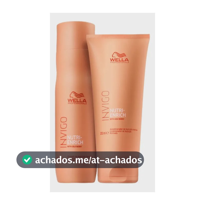 Condicionador Wella Professionals Invigo Nutri-Enrich nutrição de 450ml