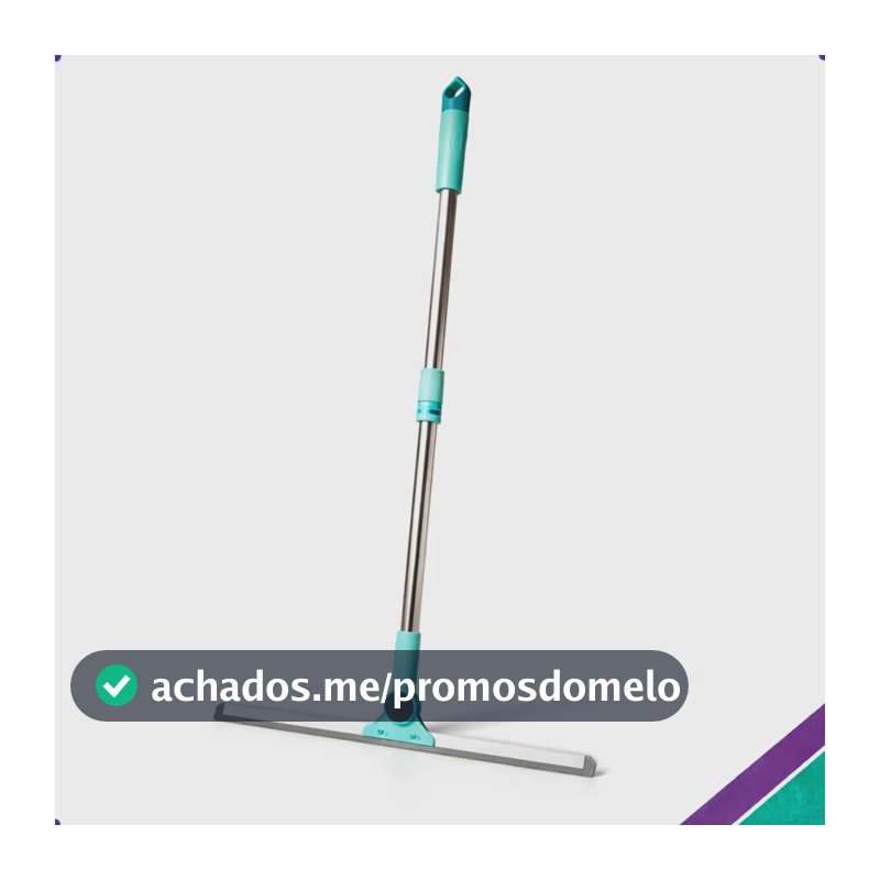 Rodo Vassoura Giratório 180° Tender Trove Silicone Premium Antirisco Cabo Alumínio Ergonômico Seca em 1 Passada Multiuso Pisos Porcelanato Vidros Box Janelas Azulejo Tapete Carro