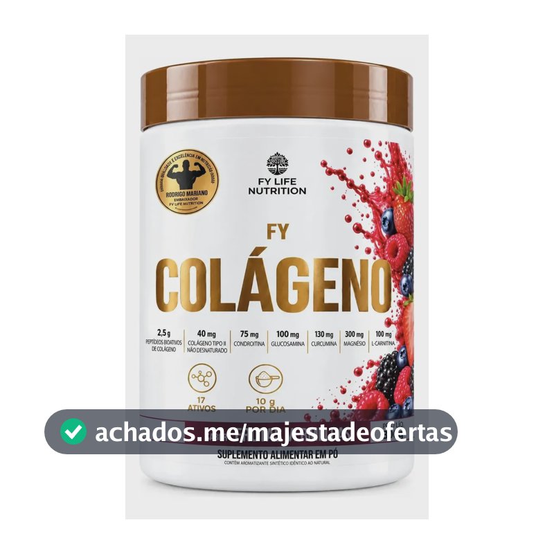 Fy Life Nutrition Colágeno Frutas Vermelhas 300g Frutas Vermelhas