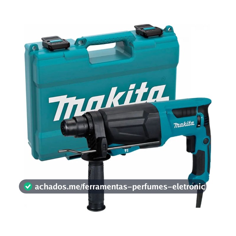 Martelete Perfurador E Rompedor 800w 3,0 Joules S - Makita Azul-turquesa