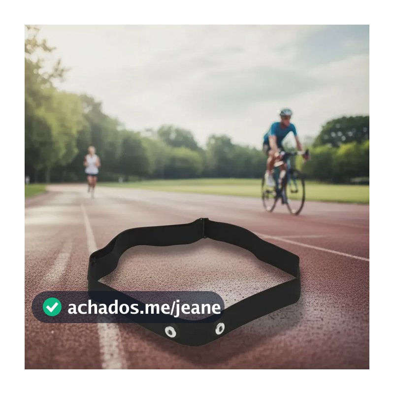 Cinta Cardíaca Reposição Monitor Compat/ Garmin Polar Bryton Preta
