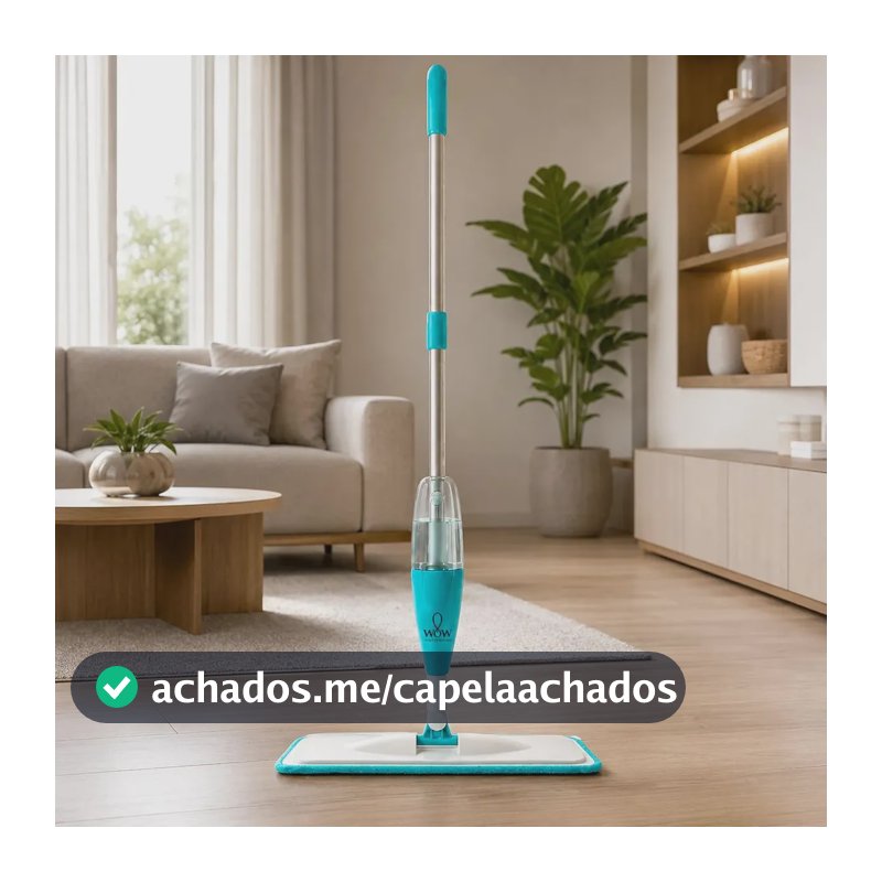 Mop Spray Com Reservatório Esfregão Vassoura Mágica Refil Wow World Of Wonders