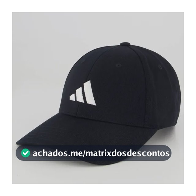 Boné adidas Essentials Logo Preto Preto Único Liso