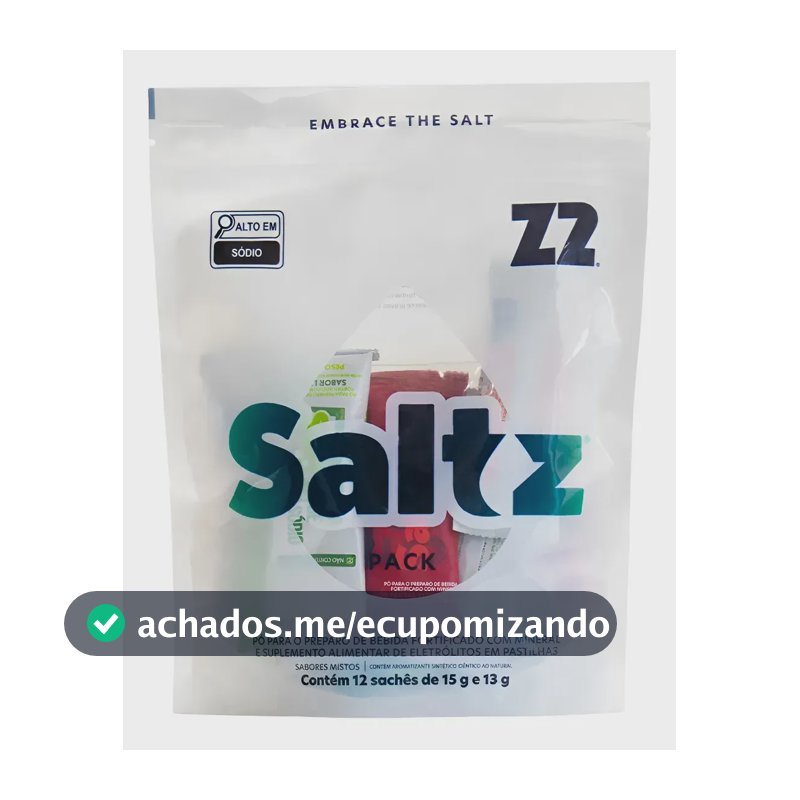 Z2 Saltz Pack 12 Sticks 15g Sortidos Eletrólitos Sódio Saltz Pack