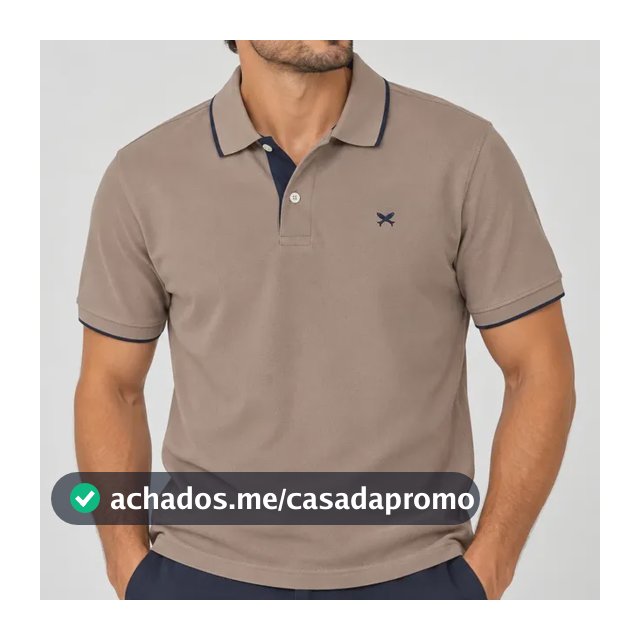 Camisa Gola Polo Hering Básica Masculina Piquet Com Bordado