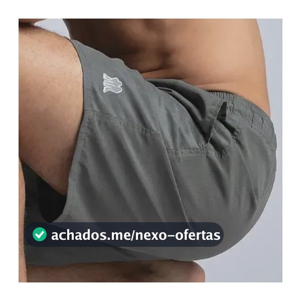 Short Vôlei Masculino Polo Wear Cinza M