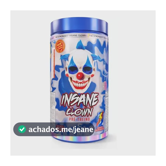 Suplemento em pó Demons Lab Beta alanina Pré Treino Insane Clown 350g Demons sabor MAD BULL x 350g