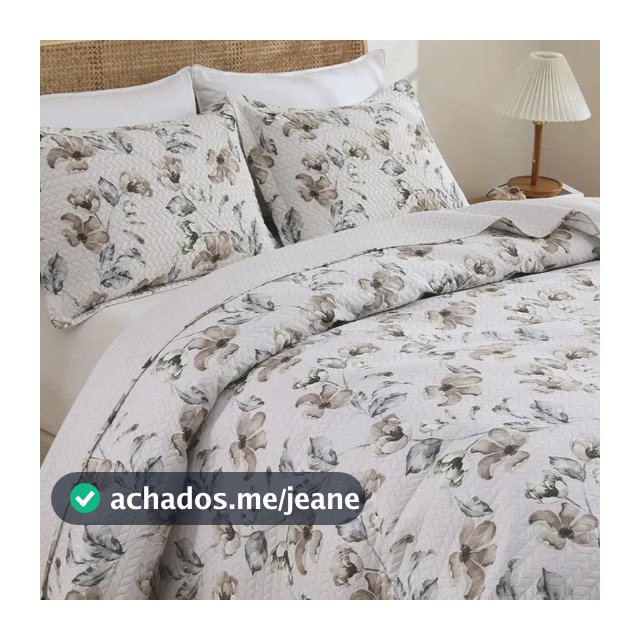 Kit Cobre Leito Colcha King 3 Peças Boutis Lisas Dupla Face Porta Travesseiro Aba Americana Helena
