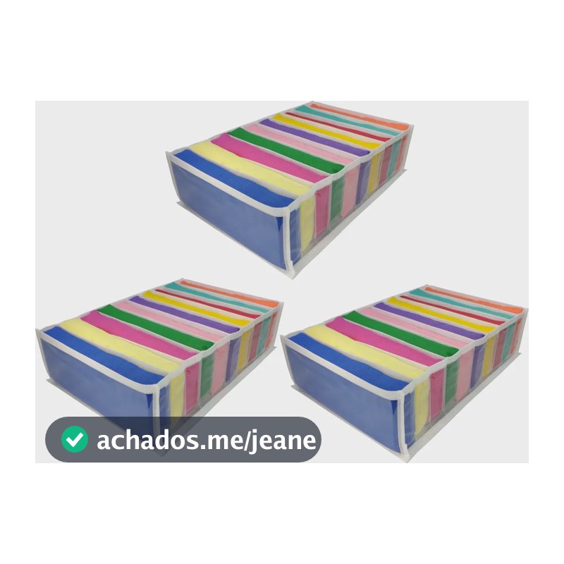Colmeia Organizadora   Pp / P / M / G - Promoção. G 03 Unidades - Branco
