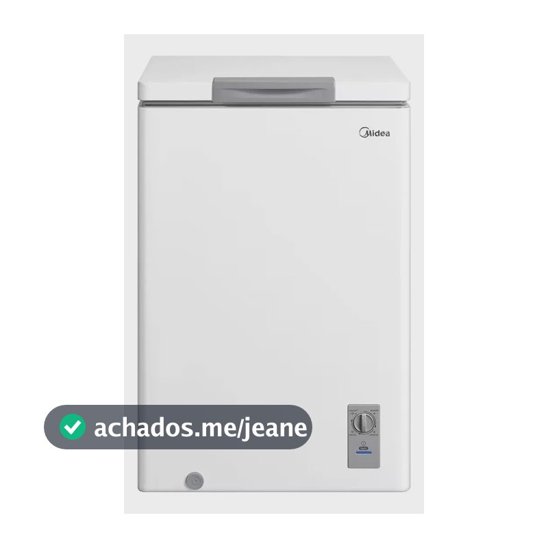 Freezer Horizontal 100l Inverter Bivolt Branco Midea Branco MDRC151FZD013