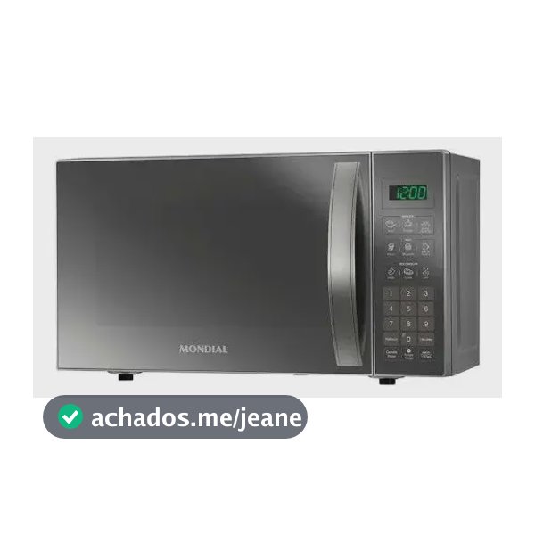 Micro-ondas Mondial 21l Cinza Espelhado 127v 127v