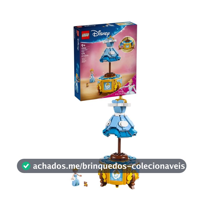 Traje LEGO® Disney Princess Cinderella 43266 Número de peças: 474