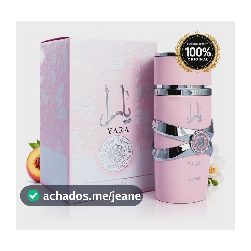 Perfume Lattafa Yara Edp 100ml Feminino Árabe Baunilha