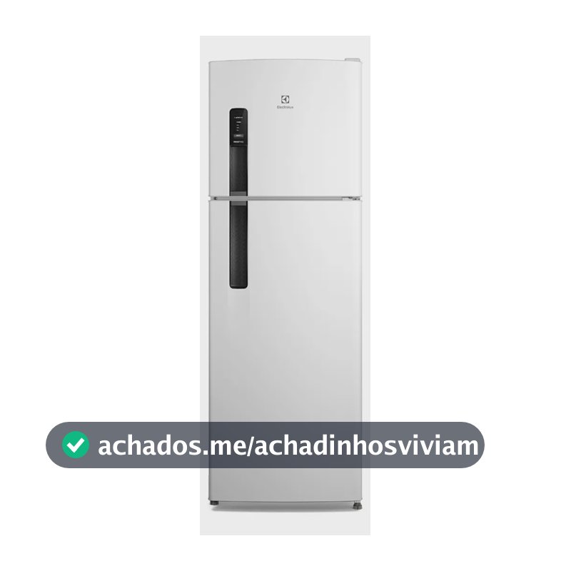Geladeira Electrolux Frost Free 380L AutoSense Inverter Duplex Branca (IF41)