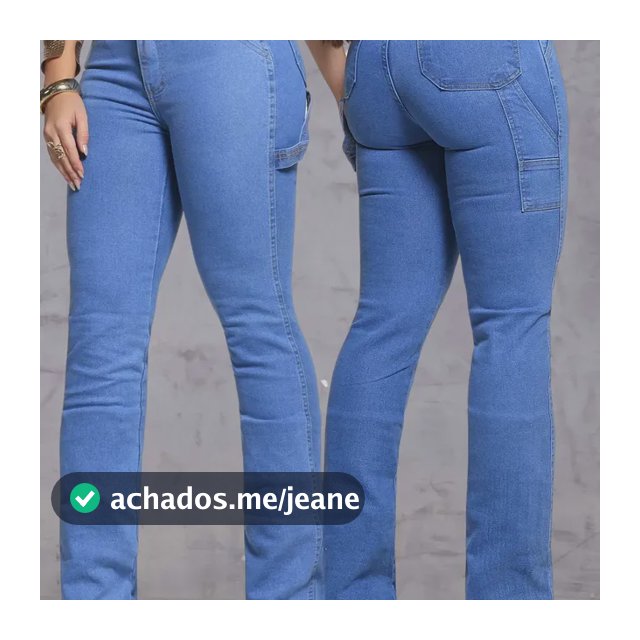 Calça Jeans Country Feminina Carpinteira Rodeio Cowgirl