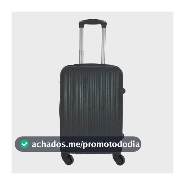 Mala De Viagem De Bordo 360º Pequena De Mão 10kg Em Cor Preto