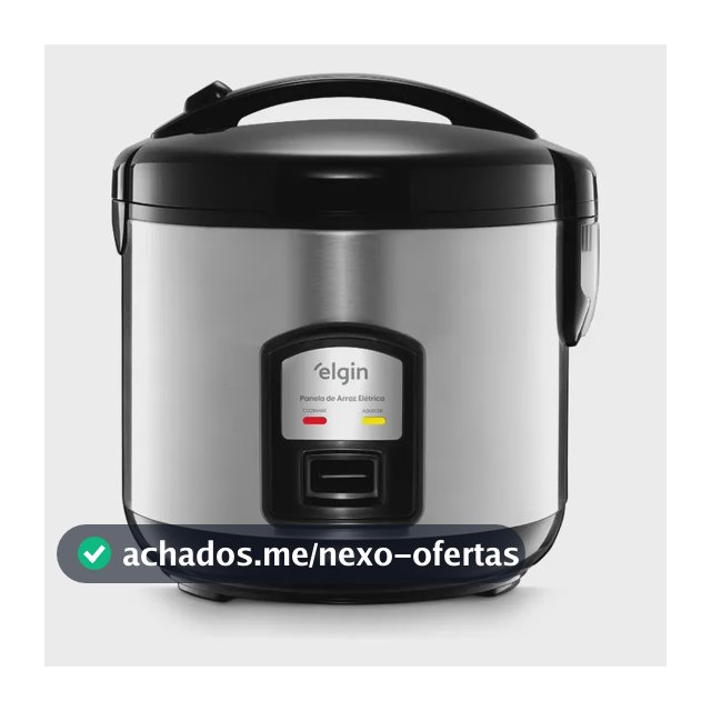Panela de Arroz Elétrica Elgin 5 Xícaras 1 Litro 400W