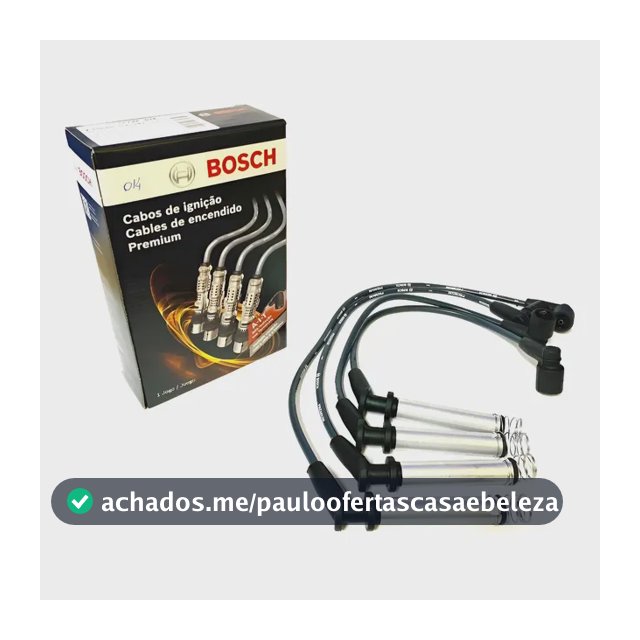 Kit Cabo De Velas Astra Vectra Zafira Original Bosch Preto
