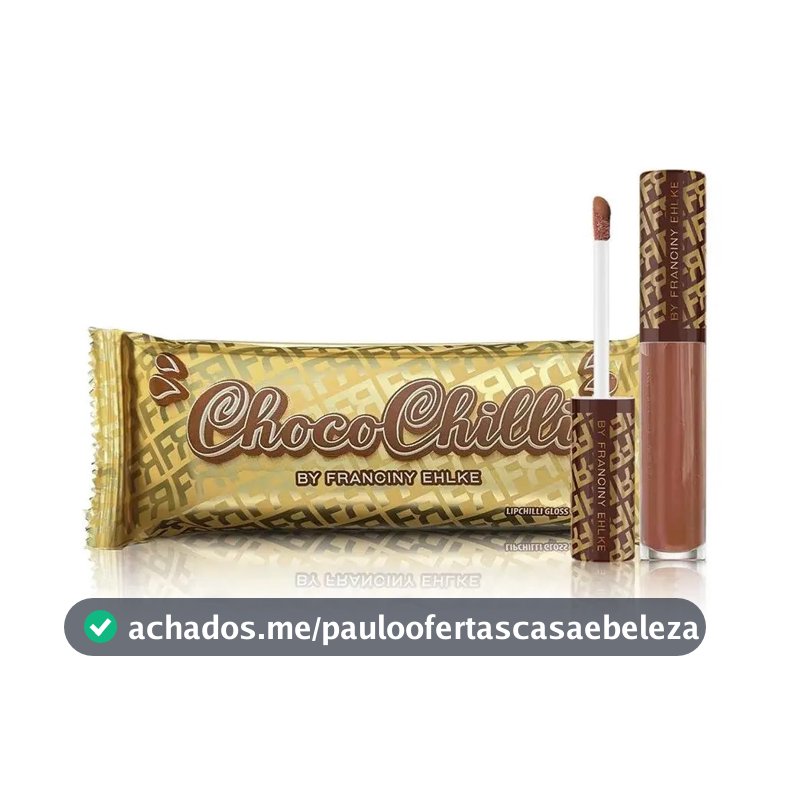 Chocochilli Gloss Fran By Franciny Ehlke Acabamento Brilhante Chocolate