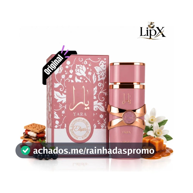 Perfume Arabe Yara Elixir Feminino Eau De Parfum 100ml Lipx