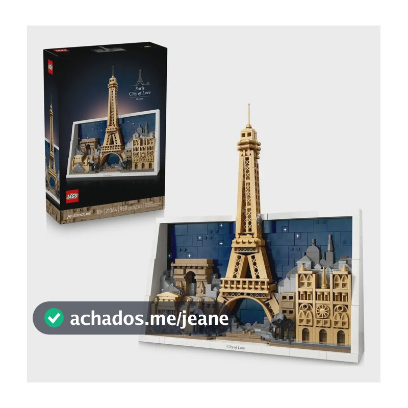 Lego Architecture Paris: Cidade Do Amor 21064 958 Peças
